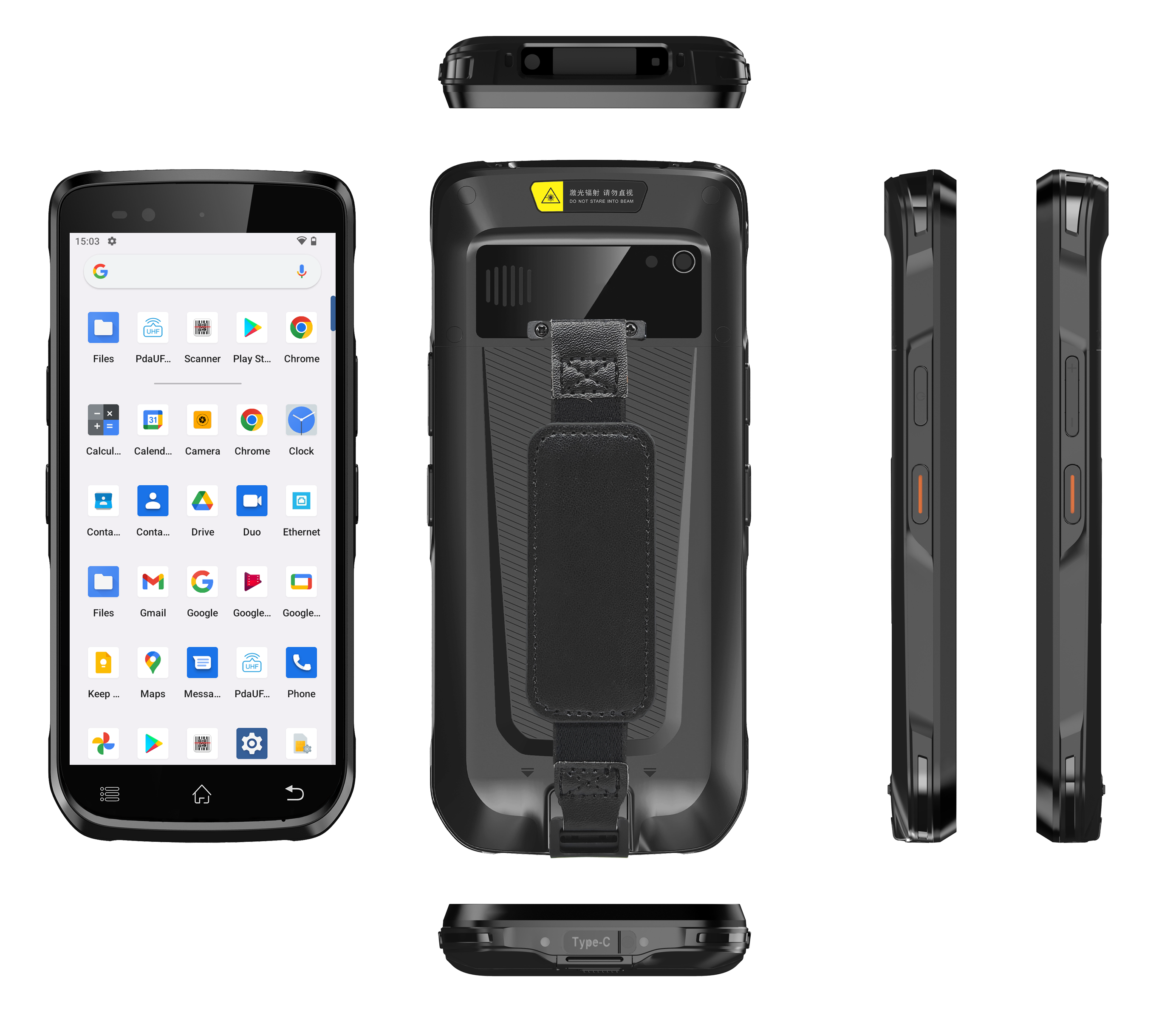 C-Readertek Android 12 Barcode Scanner 4+64GB Built-in 1D/2D/QR  Bar Code Scanner 4G Wireless Mobile